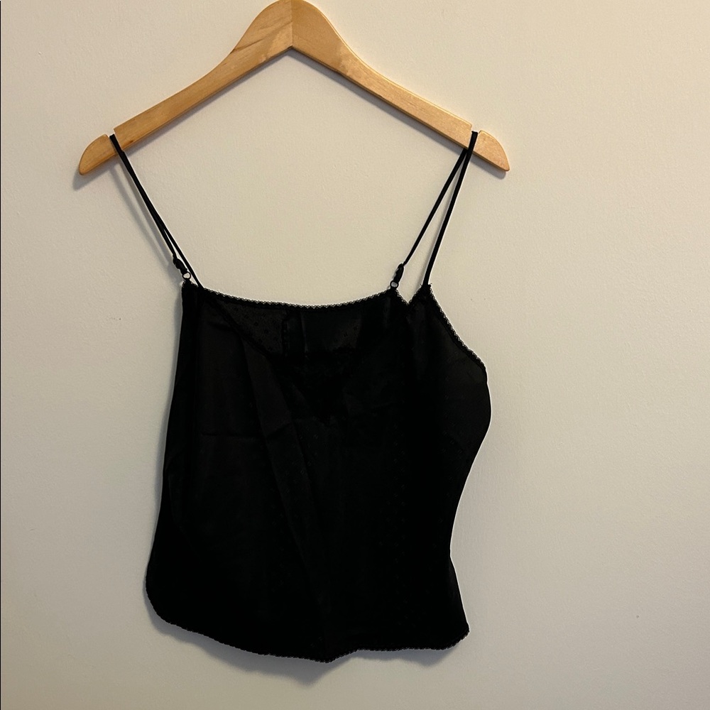Warner's Classic Black Camisole Top